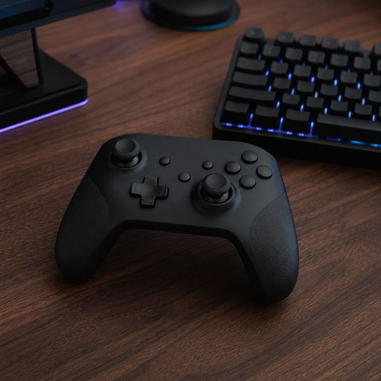 Gaming product in a styled scene
