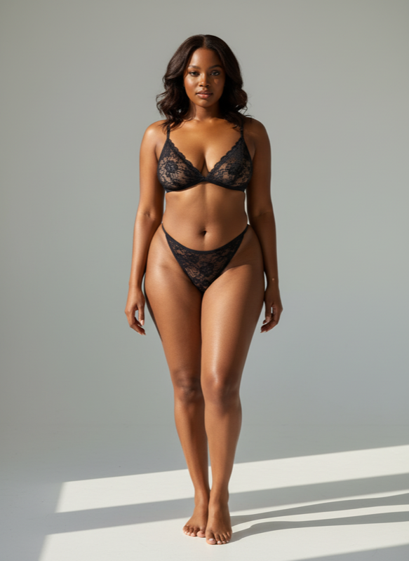 Lingerie — AI-generated model shot, pose 1